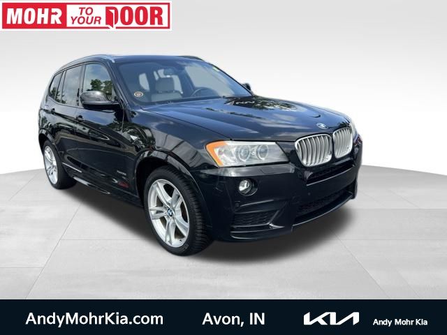 Black Sapphire Metallic 2013 BMW X3 SUV / Crossover All-Wheel Drive 8-Speed Automatic