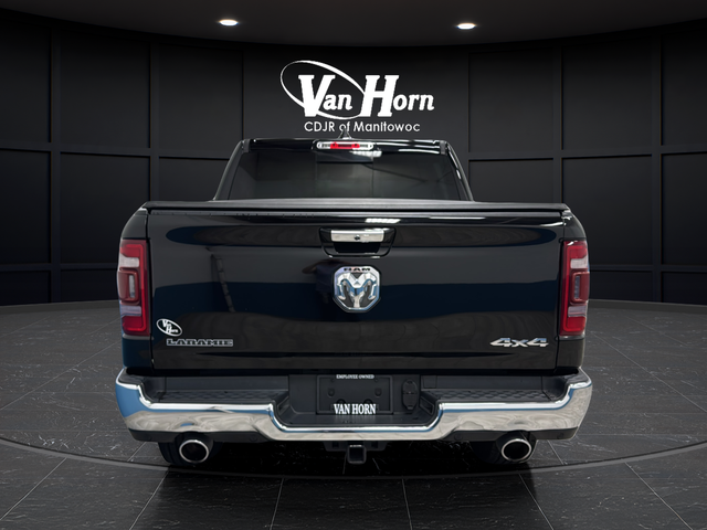 Used 2022 Diamond Black Crystal Pearlcoat Ram Laramie image 4