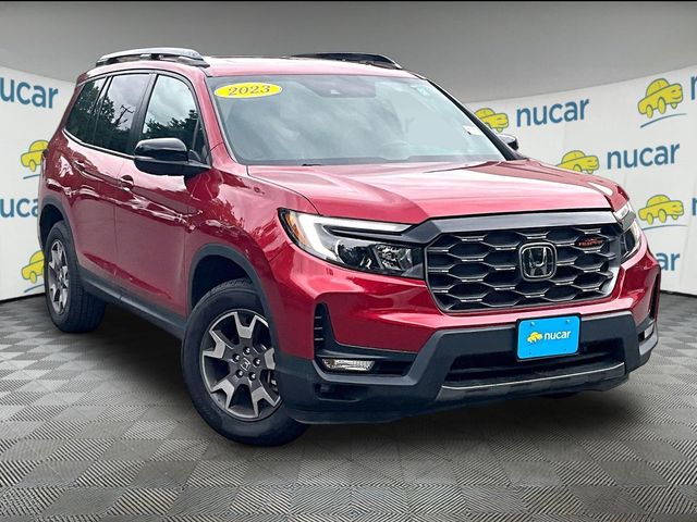 Red 2023 Honda Passport SUV / Crossover All-Wheel Drive 9-Speed Automatic