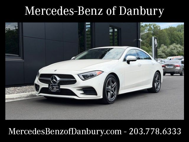 designo Diamond White Bright 2019 Mercedes-Benz CLS 450 4MATIC Sedan All-Wheel Drive 9-Speed Automatic