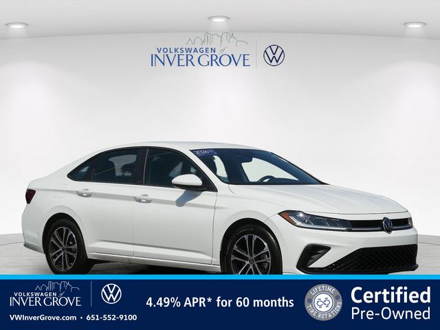 Pure White 2026 Volkswagen Jetta Sedan Front-Wheel Drive 8-Speed Automatic