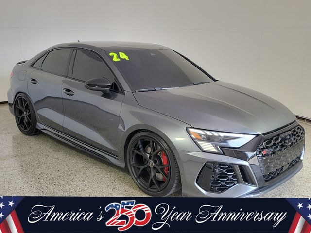 Kemora Gray Metallic 2024 Audi RS 3 Sedan All-Wheel Drive 7-Speed Automatic