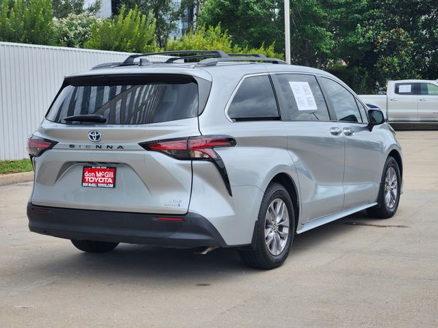 2021 Toyota Sienna XLE Silver at Monument Chevrolet