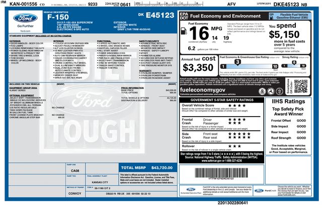 2013 Ford F-150 LARIAT