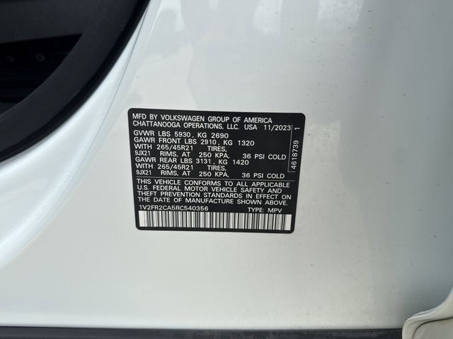 2024 Volkswagen Atlas 2.0T SEL Premium R-Line  at Cook Ford