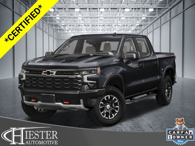 Black 2023 Chevrolet Silverado 1500 Pickup Truck Four-Wheel Drive Automatic