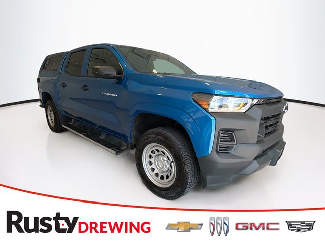 Glacier Blue Metallic 2023 Chevrolet Colorado Pickup Truck Four-Wheel Drive 8-Speed Automatic