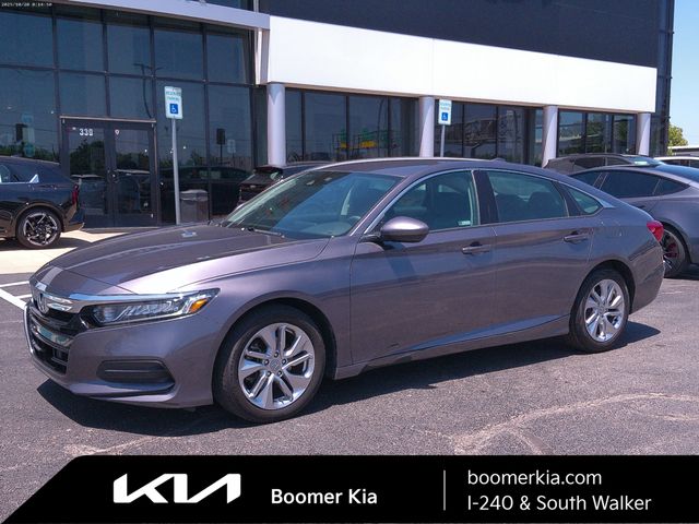 Gray 2019 Honda Accord 1.5T LX FWD Sedan Front-Wheel Drive Continuously Variable Transmission