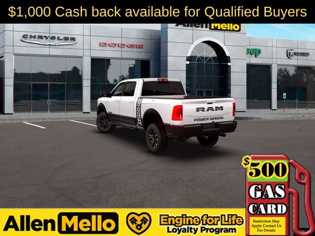 Bright White Clearcoat 2026 RAM 2500 Power Wagon Crew Cab 4WD Pickup Truck Four-Wheel Drive 8-Speed Automatic