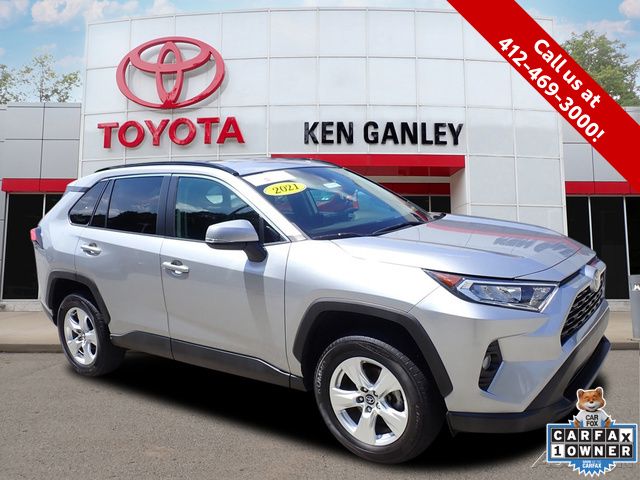 Silver Sky Metallic 2021 Toyota RAV4 SUV / Crossover All-Wheel Drive 8-Speed Automatic