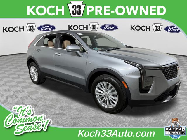 Argent Silver Metallic 2024 Cadillac XT4 SUV / Crossover Front-Wheel Drive 9-Speed Automatic