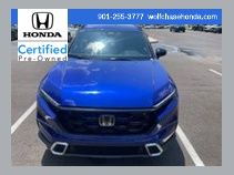 Canyon River Blue Metallic 2023 Honda CR-V Hybrid SUV / Crossover All-Wheel Drive Continuously Variable Transmission