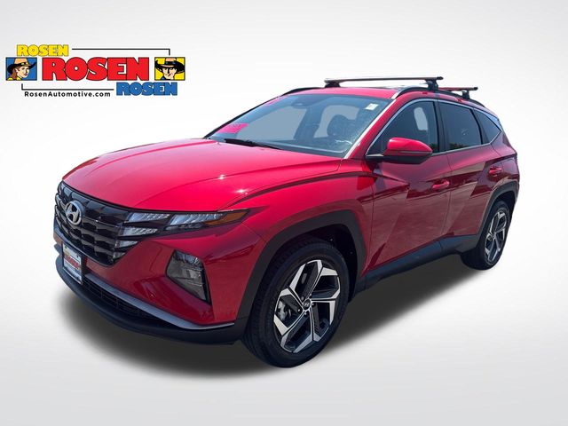 Calypso Red 2022 Hyundai Tucson SUV / Crossover All-Wheel Drive 8-Speed Automatic