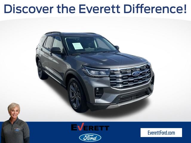 Gray Metallic 2025 Ford Explorer SUV / Crossover All-Wheel Drive Automatic