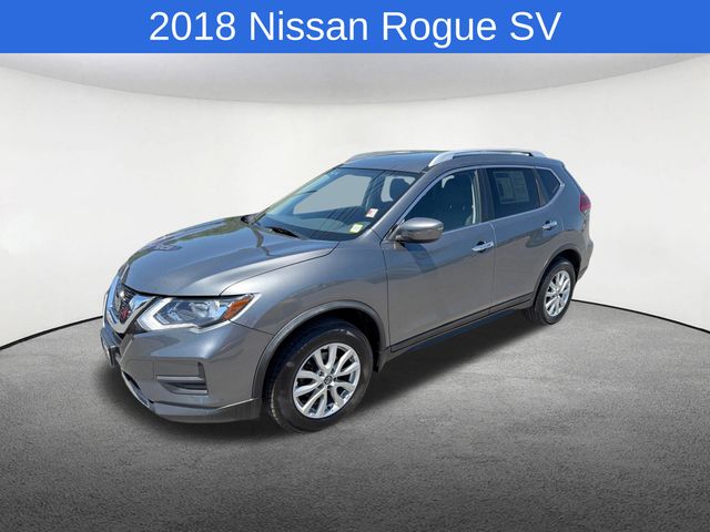 Gray (Gun Metallic) 2018 Nissan Rogue SUV / Crossover All-Wheel Drive Continuously Variable Transmission