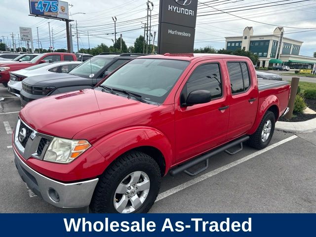Red Alert Metallic 2011 Nissan Frontier SV Crew Cab Pickup Truck 4X2 5-Speed Automatic Overdrive