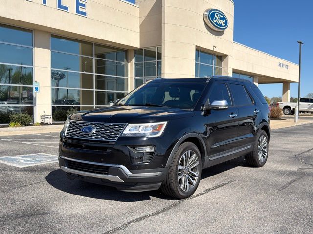 Shadow Black 2018 Ford Explorer Platinum AWD SUV / Crossover All-Wheel Drive 6-Speed Automatic