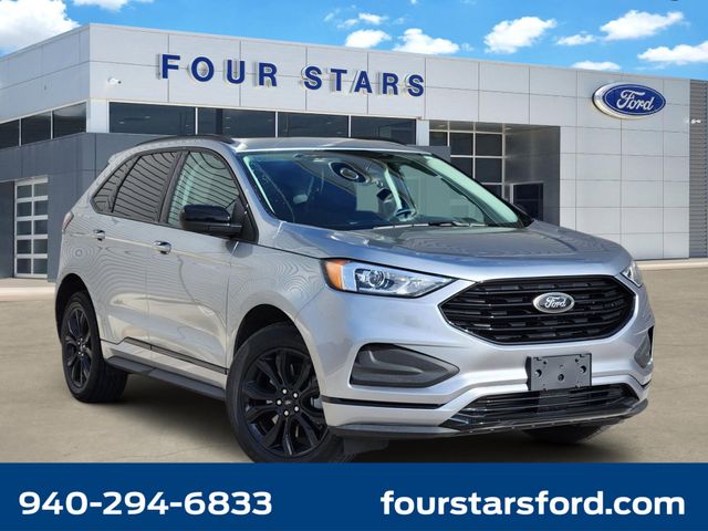 Iconic Silver Metallic 2024 Ford Edge SE AWD SUV / Crossover All-Wheel Drive 8-Speed Automatic