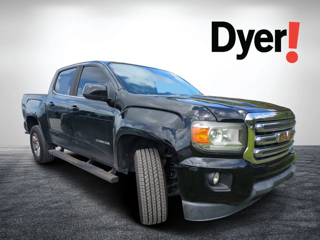 Onyx Black 2018 GMC Canyon SLE Crew Cab RWD Pickup Truck 4X2 8-Speed Automatic