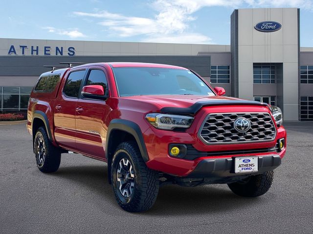 Barcelona Red Metallic 2022 Toyota Tacoma TRD Off Road Double Cab 4WD Pickup Truck Four-Wheel Drive 6-Speed Manual