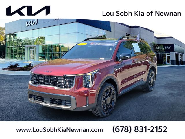 Dawning Red 2025 Kia Sorento X-Line EX AWD SUV / Crossover All-Wheel Drive 8-Speed Dual Clutch