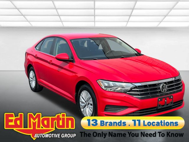 Red 2019 Volkswagen Jetta Sedan Front-Wheel Drive 8-Speed Automatic