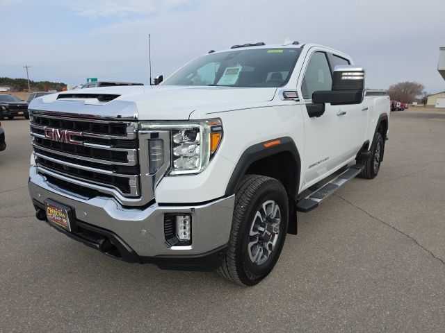 Summit White 2021 GMC Sierra 2500HD SLT Crew Cab 4WD Pickup Truck Four-Wheel Drive Automatic