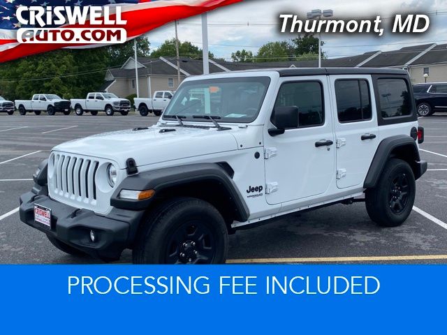Bright White Clearcoat 2022 Jeep Wrangler SUV / Crossover Four-Wheel Drive 6-Speed Manual