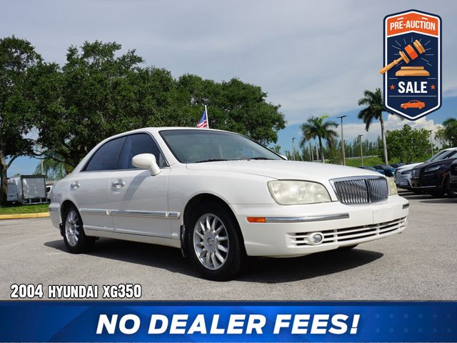 White 2004 Hyundai XG350 Sedan Front-Wheel Drive 5-Speed Automatic