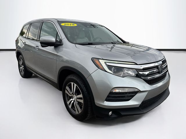 Silver 2018 Honda Pilot EX-L AWD with Honda Sensing SUV / Crossover All-Wheel Drive 6-Speed Automatic