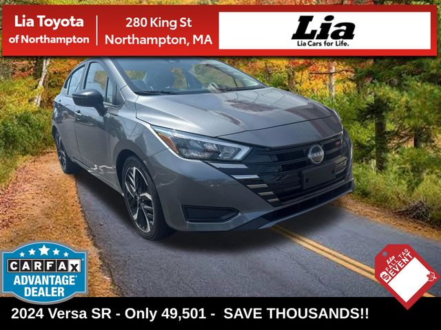 Gray (Gun Metallic) 2024 Nissan Versa Sedan Front-Wheel Drive Continuously Variable Transmission