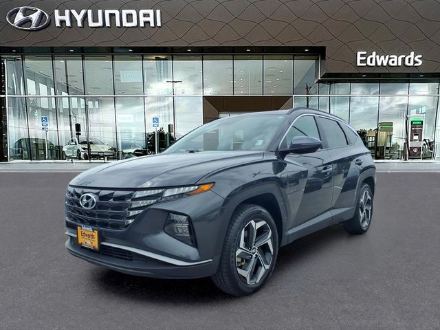 Portofino Gray 2023 Hyundai Tucson SEL AWD SUV / Crossover All-Wheel Drive 8-Speed Automatic