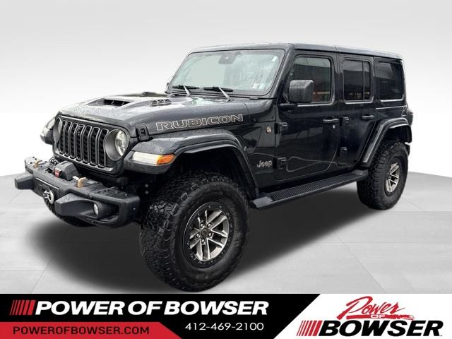 Black Clearcoat 2024 Jeep Wrangler SUV / Crossover Four-Wheel Drive 8-Speed Automatic