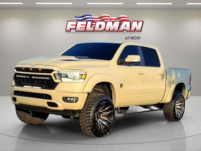 Gray (Granite Crystal Metallic Clearcoat) 2022 RAM 1500 Pickup Truck Four-Wheel Drive 8-Speed Automatic