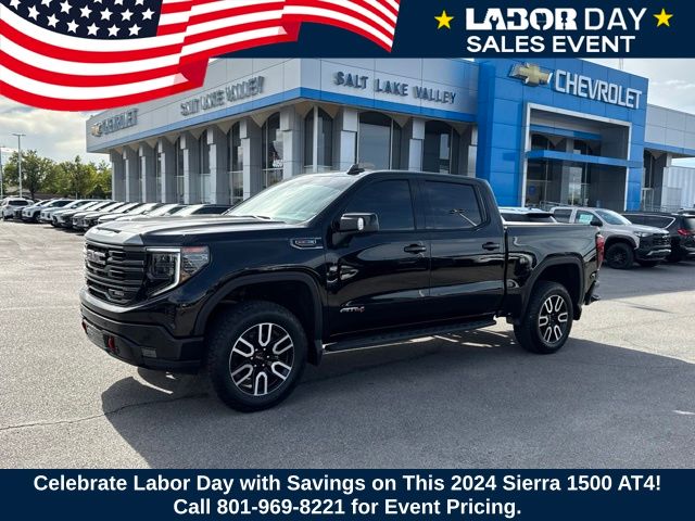 Black 2024 GMC Sierra 1500 Pickup Truck Four-Wheel Drive Automatic