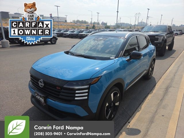 Arctic Ice Blue/Black 2025 Nissan Kicks SUV / Crossover All-Wheel Drive Continuously Variable Transmission