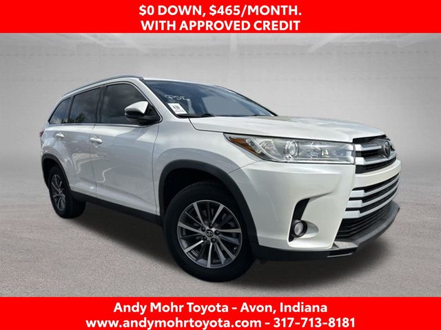 White (Blizzard Pearl) 2019 Toyota Highlander SUV / Crossover Front-Wheel Drive 8-Speed Automatic