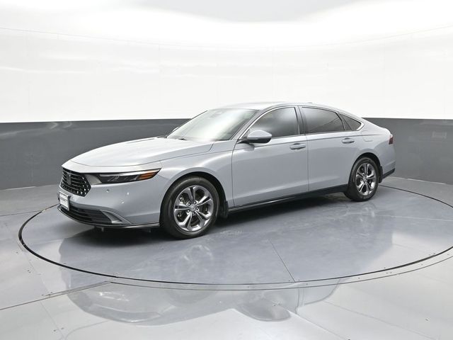 Gray 2024 Honda Accord Hybrid EX-L FWD Sedan Front-Wheel Drive Continuously Variable Transmission