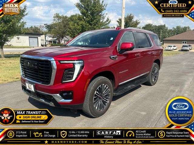 Volcanic Red Tintcoat 2025 GMC Yukon SUV / Crossover Four-Wheel Drive