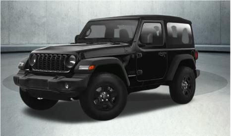 Black Clearcoat 2025 Jeep Wrangler SUV / Crossover Four-Wheel Drive 6-Speed Manual