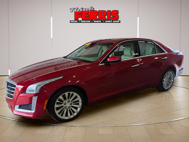 Red Obsession Tintcoat 2016 Cadillac CTS Sedan All-Wheel Drive 8-Speed Automatic