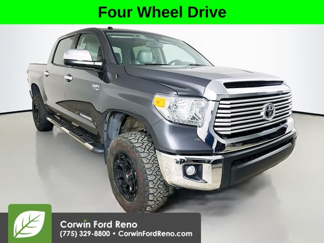 Magnetic Gray Metallic 2015 Toyota Tundra Pickup Truck Four-Wheel Drive 6-Speed Automatic Overdrive