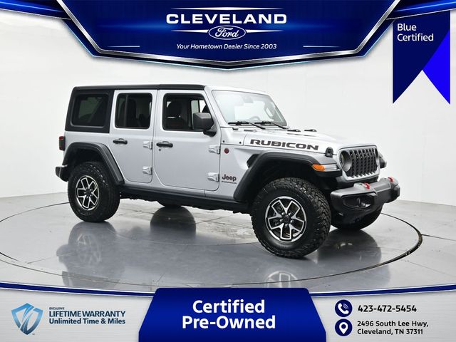 Silver Zynith Clearcoat 2024 Jeep Wrangler SUV / Crossover Four-Wheel Drive 8-Speed Automatic