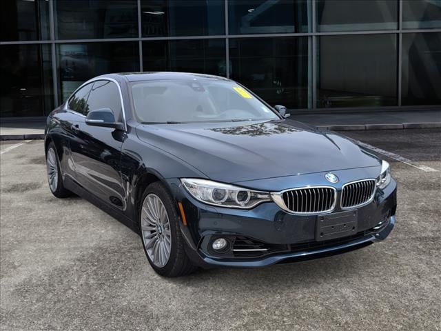 Midnight Blue Metallic 2015 BMW 4 Series Coupe All-Wheel Drive 8-Speed Automatic