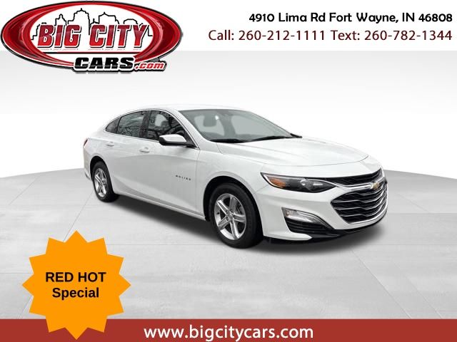 Summit White 2024 Chevrolet Malibu Sedan Front-Wheel Drive Continuously Variable Transmission