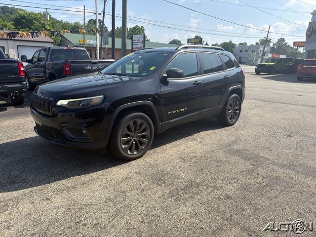 Diamond Black Crystal Pearlcoat 2021 Jeep Cherokee SUV / Crossover Four-Wheel Drive 9-Speed Automatic