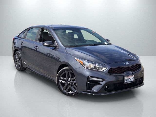 Gravity Gray 2020 Kia Forte GT Line FWD Sedan Front-Wheel Drive Continuously Variable Transmission