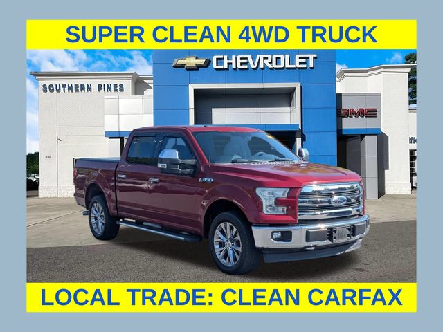 Ruby Red Metallic 2016 Ford F-150 Pickup Truck Four-Wheel Drive 6-Speed Automatic
