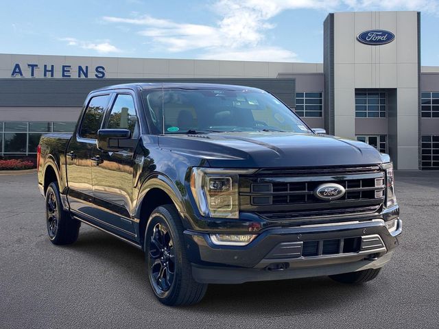 Agate Black Metallic 2022 Ford F-150 Platinum SuperCrew 4WD Pickup Truck Four-Wheel Drive Automatic