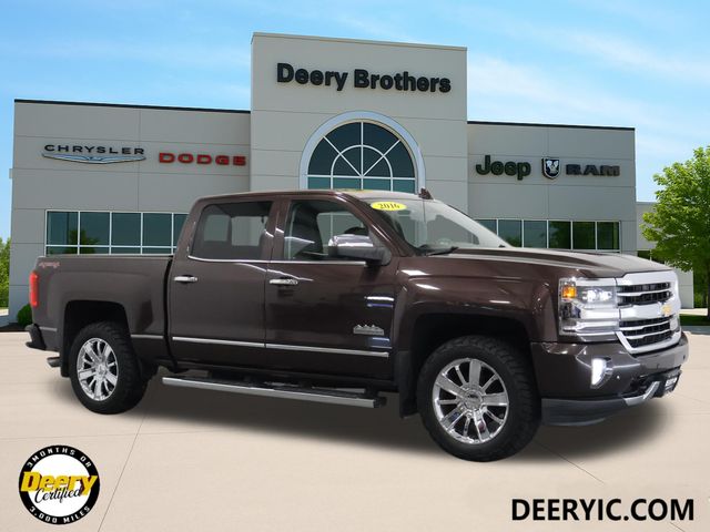Autumn Bronze Metallic 2016 Chevrolet Silverado 1500 Pickup Truck Four-Wheel Drive 8-Speed Automatic Overdrive